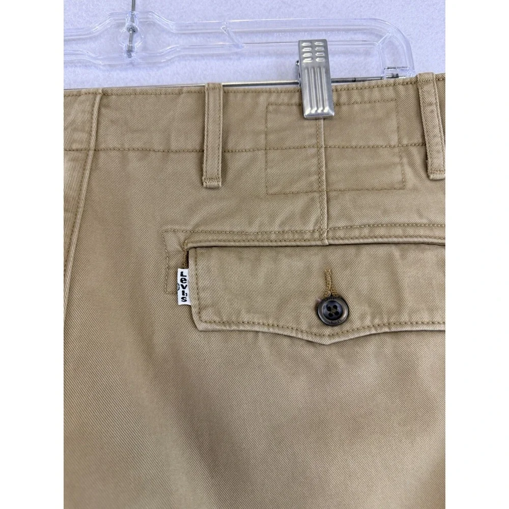 Levi Strauss & Co Mens Khaki Chino Pants Straight Leg, White Tab,‎ 55688, 32x32